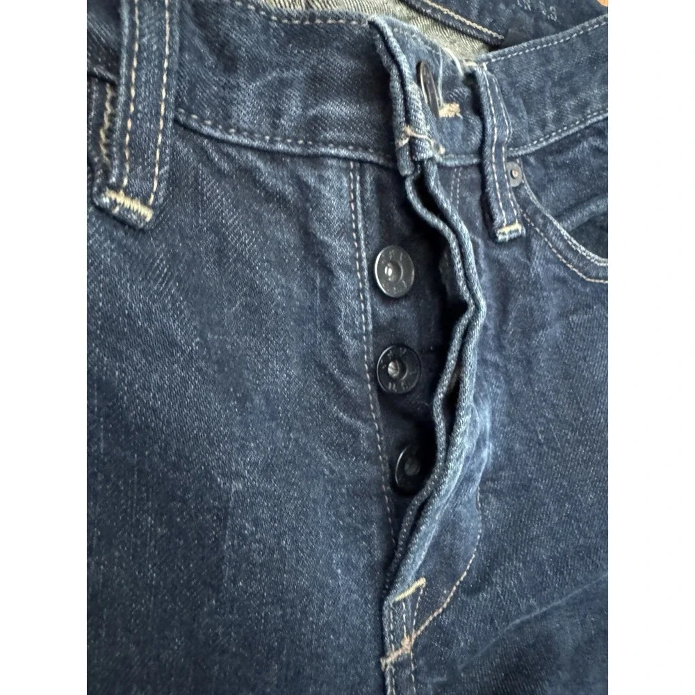 John Varvatos Mens SELVEDGE Indigo Bowery Slim Straight Jeans 31x31 -Labelled 29
